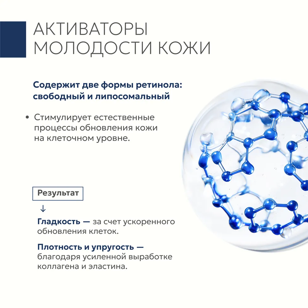 Крем ночной с ретинолом и антиоксидантами 4
