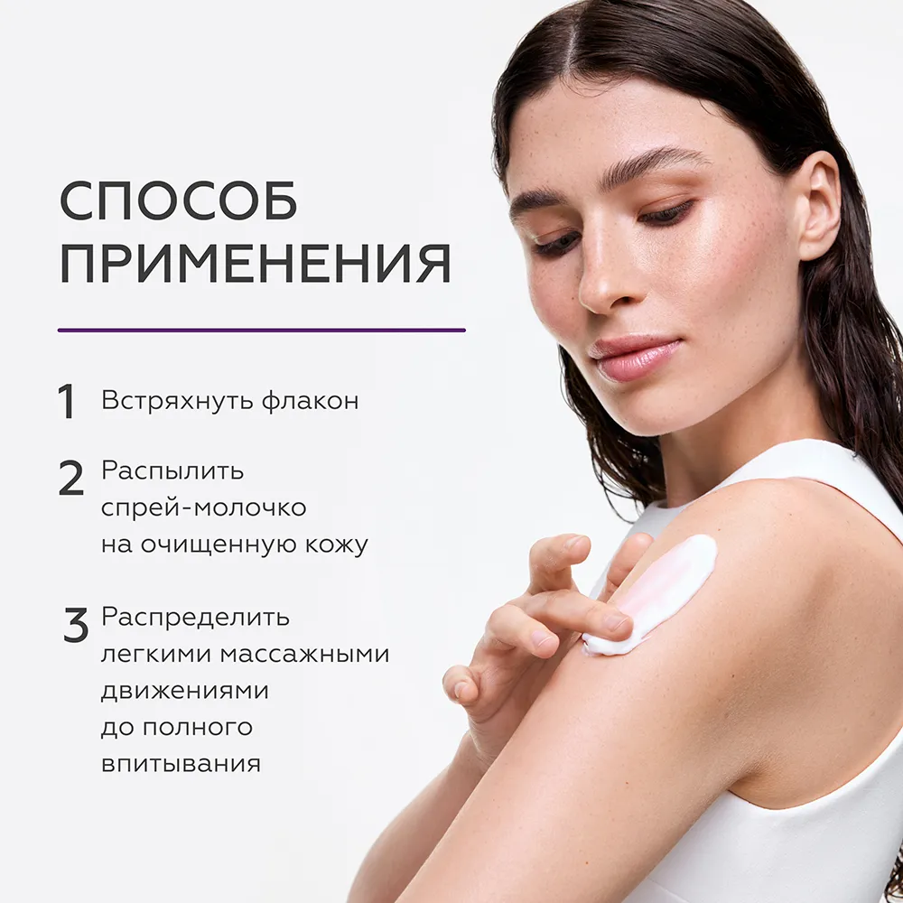 Спрей-молочко для тела с пробиотиками Black Cassis 8