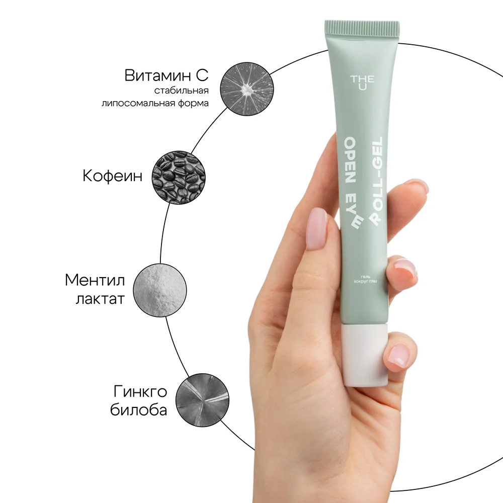 Гель для кожи вокруг глаз Open Eye Roll-Gel THE U 3
