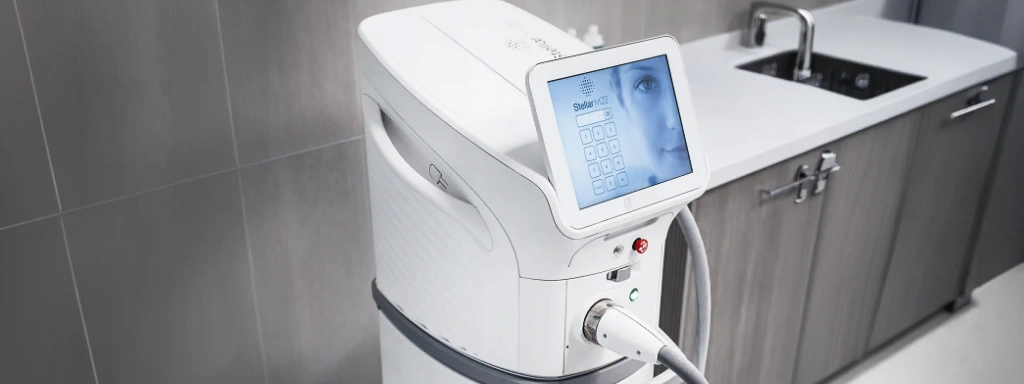 Аппарат Lumenis M22 для проведения IPL-фототерапии при лечении купероза и пигментации