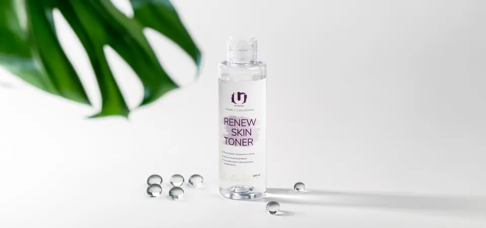 Тоник с молочной и гликолевой кислотами Renew Skin Toner THE U