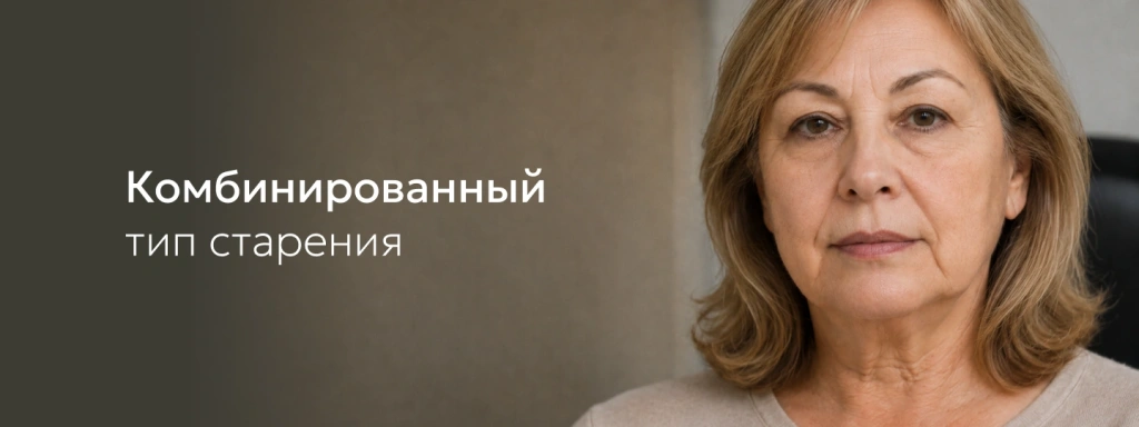 Комбинированный тип старения Кэти Холмс