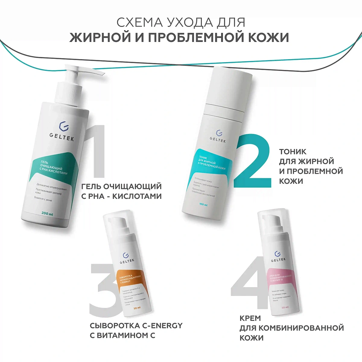 Тоник для жирной и проблемной кожи 7