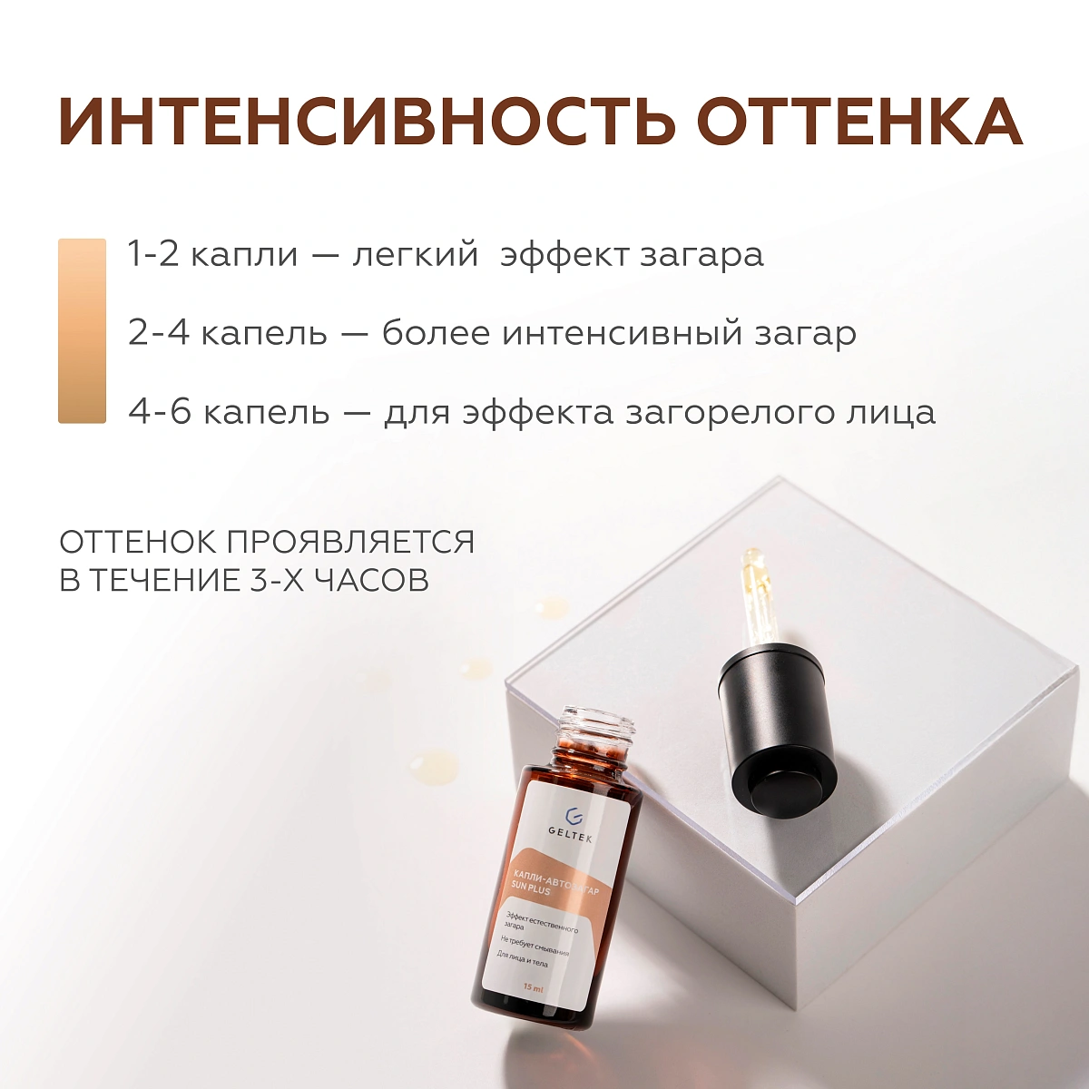 Капли-автозагар Sun Plus 6