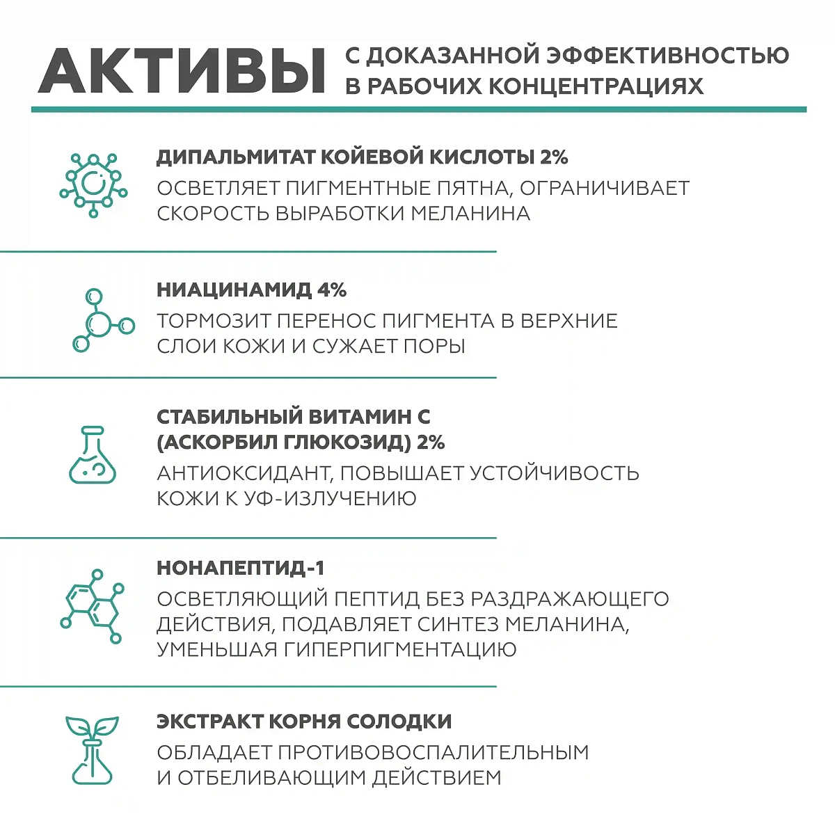 Сыворотка отбеливающая Brightening Skin 5