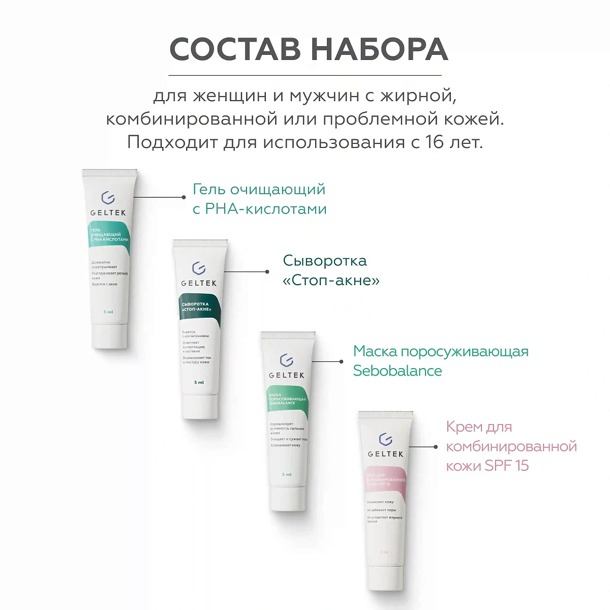 Набор миниатюр для проблемной кожи 3
