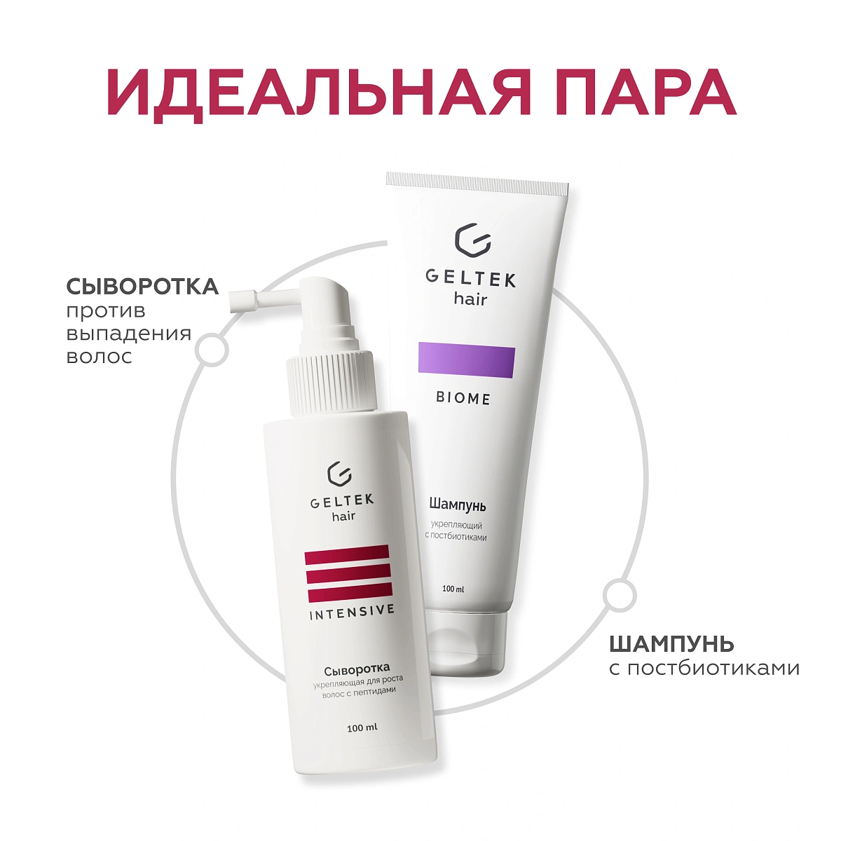 Сыворотка укрепляющая для роста волос с пептидами 10