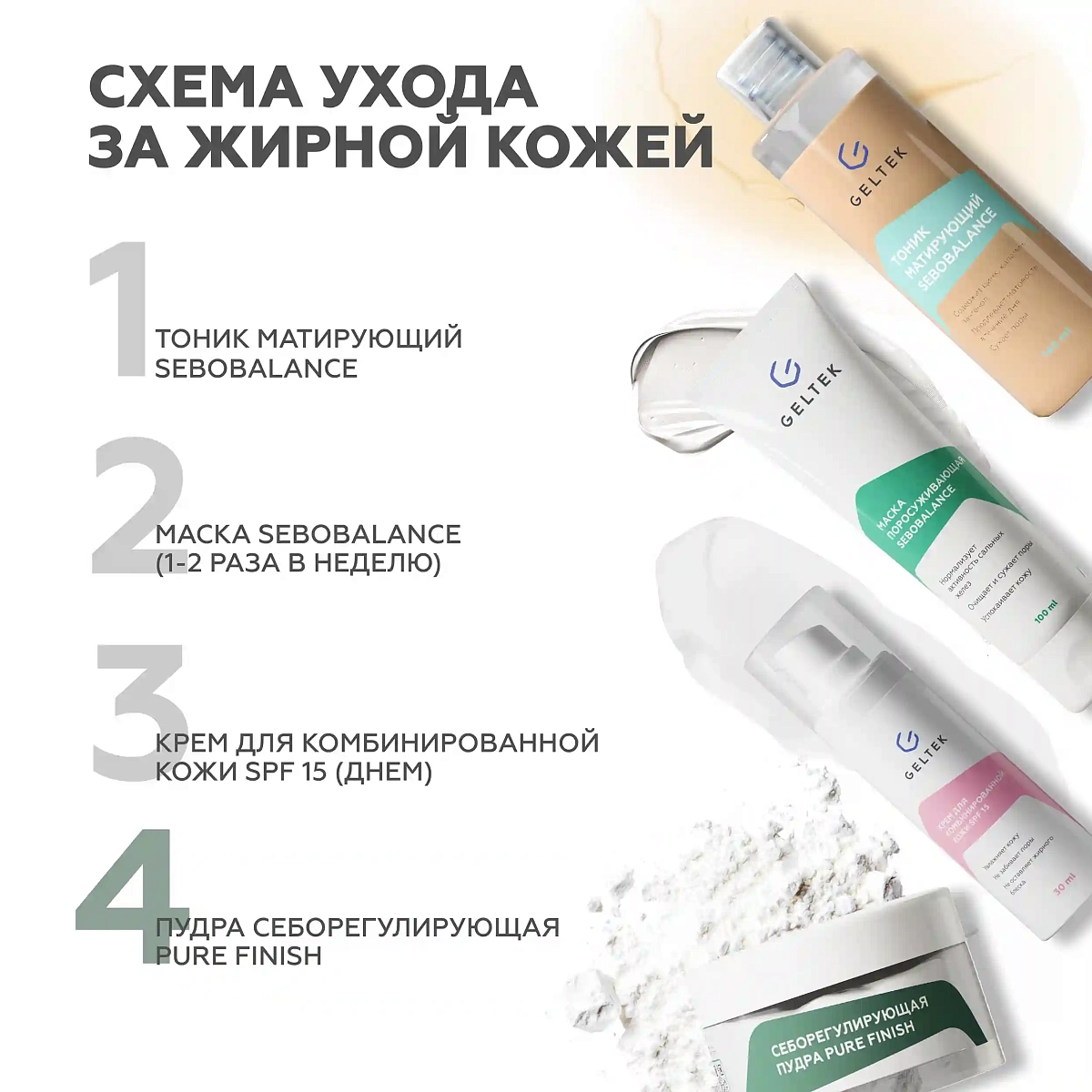 Cеборегулирующая пудра Pure Finish 13