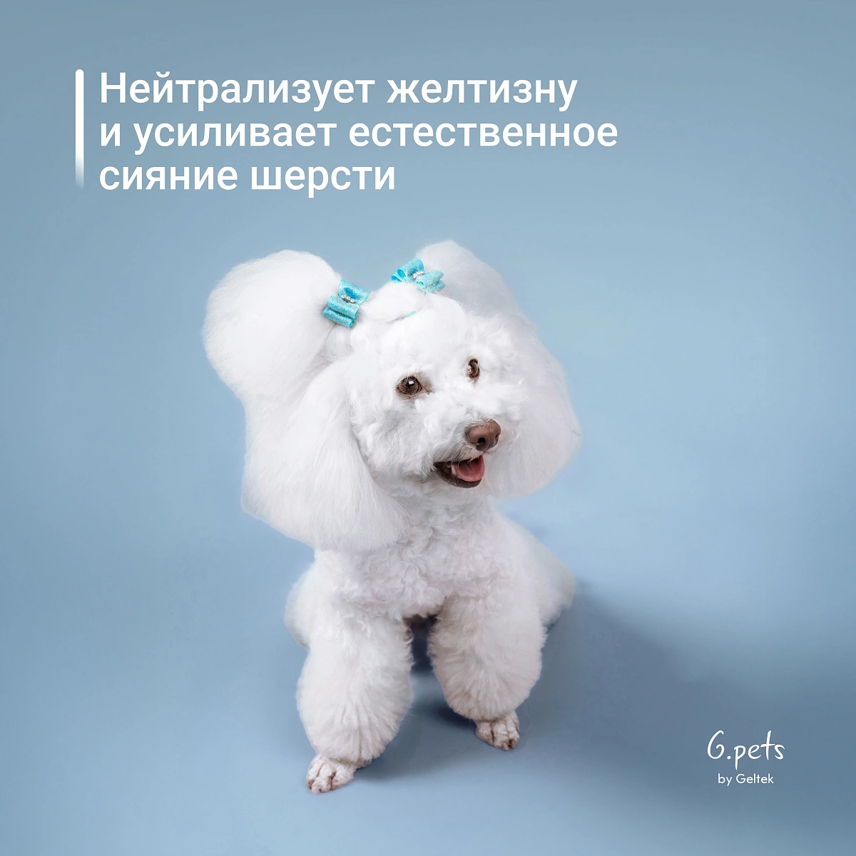 Шампунь для белой и светлой шерсти 7