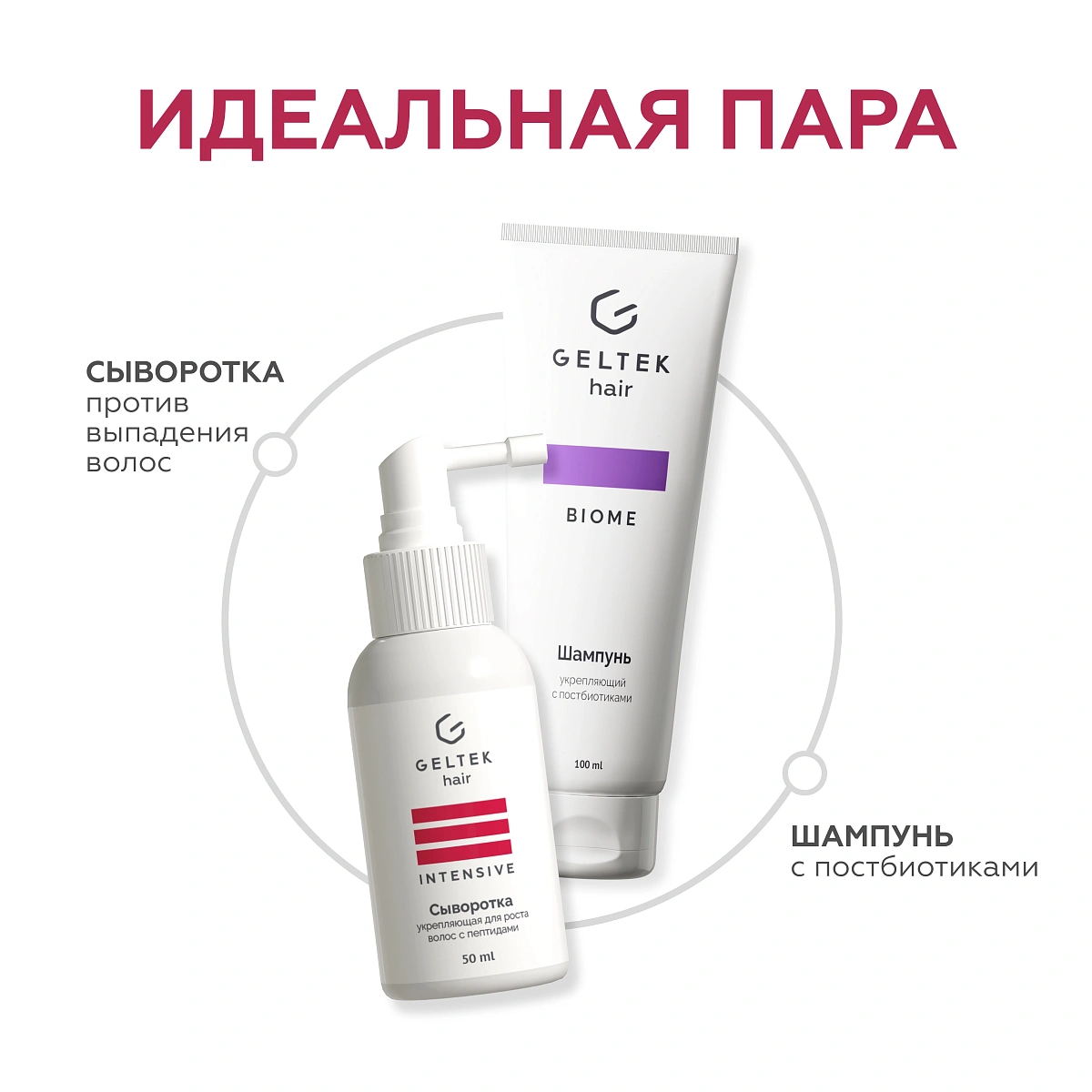 Сыворотка укрепляющая для роста волос с пептидами 10