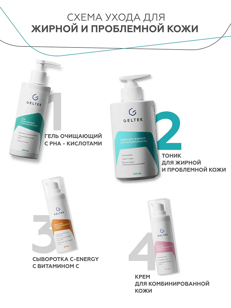 Тоник для жирной и проблемной кожи 7