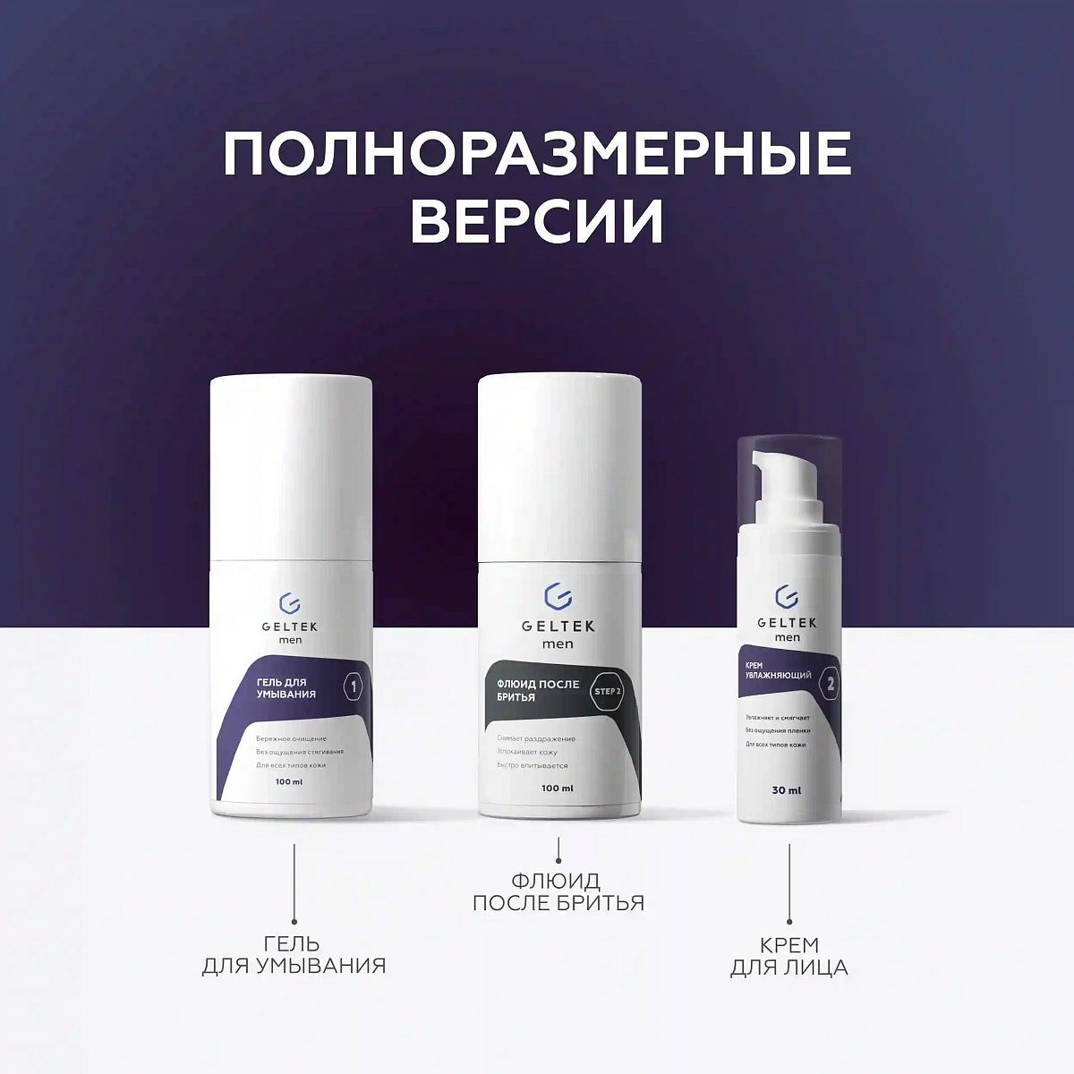 Набор миниатюр «Мужской уход 3 в 1» 8