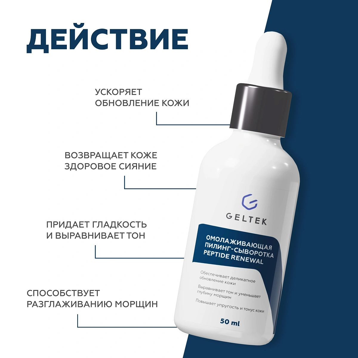 Омолаживающая пилинг-сыворотка Peptide Renewal 3